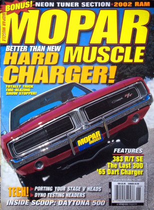 MOPAR MUSCLE 2001 JUNE - 10-Sec NEON, '65 CHARGER
